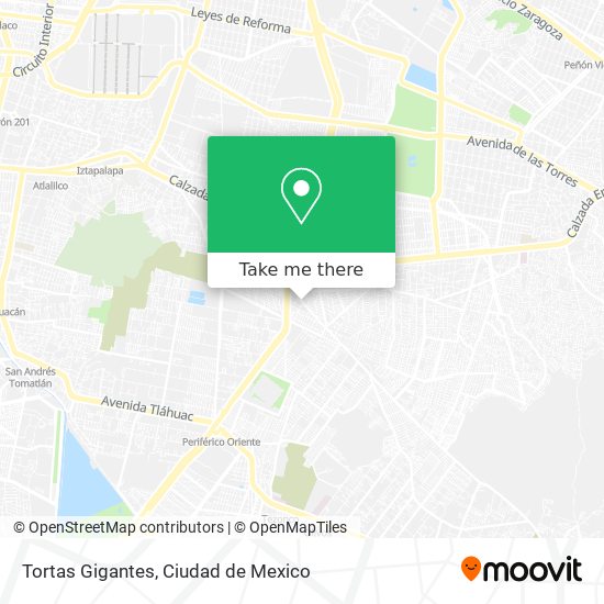 Mapa de Tortas Gigantes