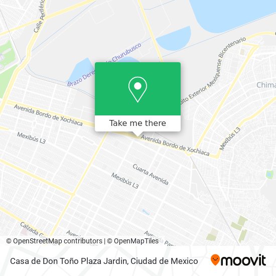 Casa de Don Toño Plaza Jardin map