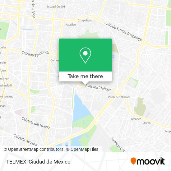 Mapa de TELMEX