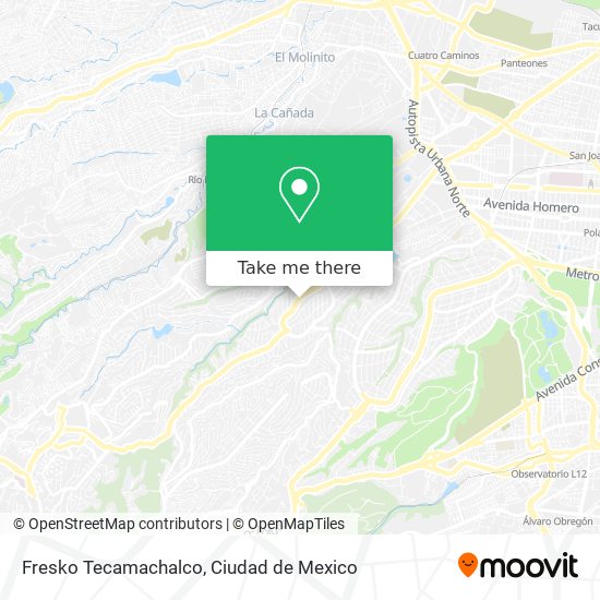 How to get to Fresko Tecamachalco in Naucalpan De Juárez by Bus or Metro?