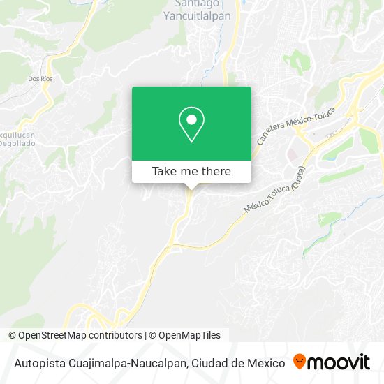 Autopista Cuajimalpa-Naucalpan map