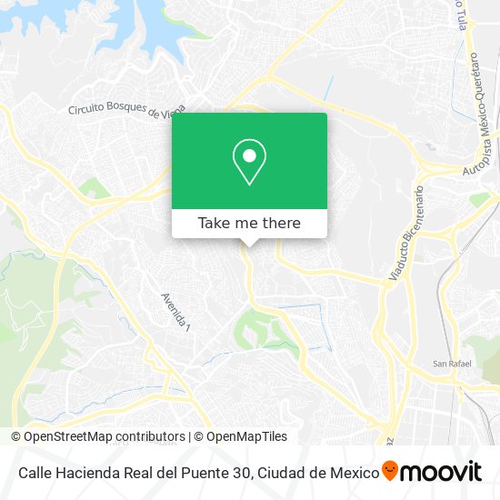 Calle Hacienda Real del Puente 30 map