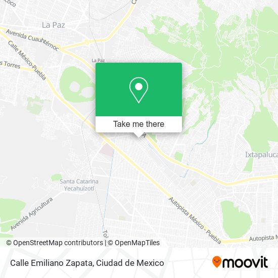 Calle Emiliano Zapata map