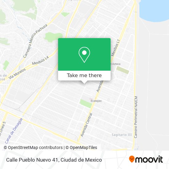 Mapa de Calle Pueblo Nuevo 41