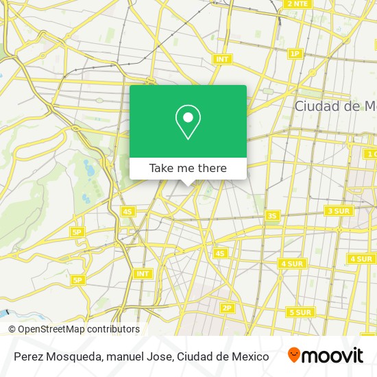 Perez Mosqueda, manuel Jose map