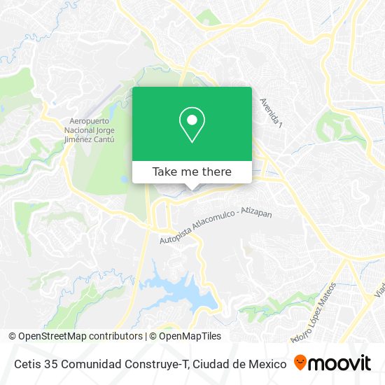 Mapa de Cetis 35 Comunidad Construye-T