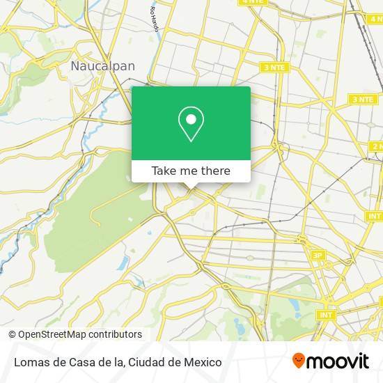 Lomas de Casa de la map