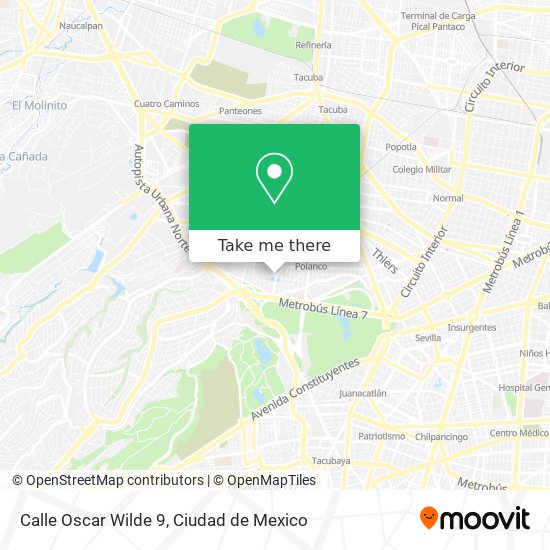 Calle Oscar Wilde 9 map