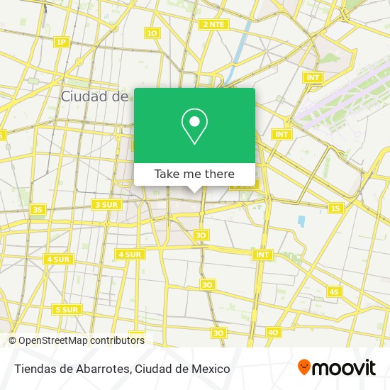 Tiendas de Abarrotes map