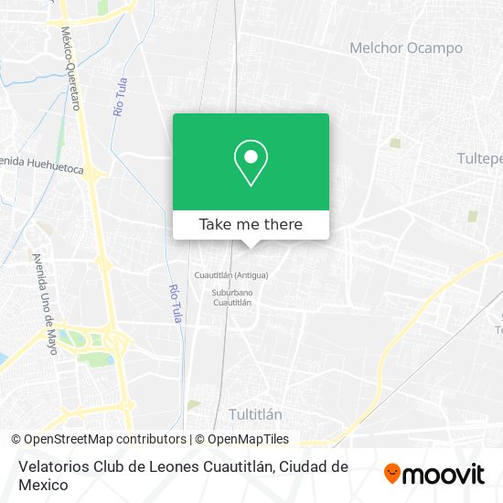 How to get to Velatorios Club de Leones Cuautitlán in Tepotzotlán by Bus or  Train?