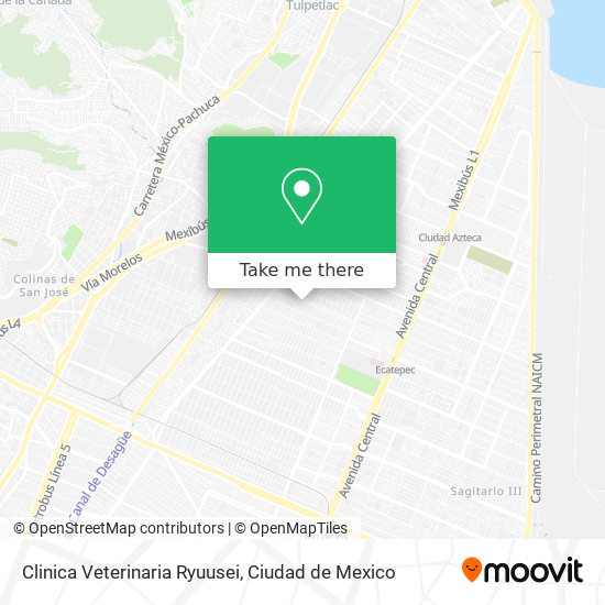 Mapa de Clinica Veterinaria Ryuusei