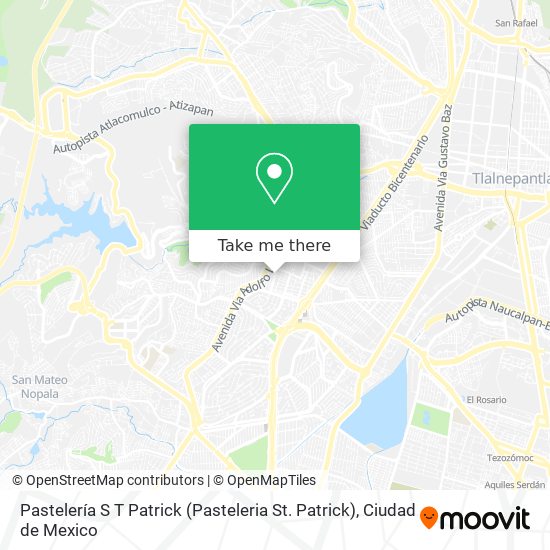 Mapa de Pastelería S T Patrick (Pasteleria St. Patrick)