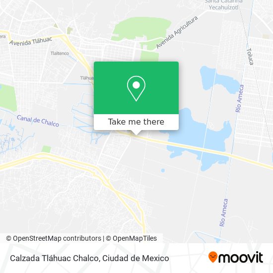Mapa de Calzada Tláhuac Chalco