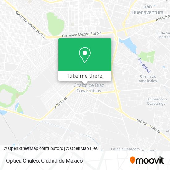 Optica Chalco map