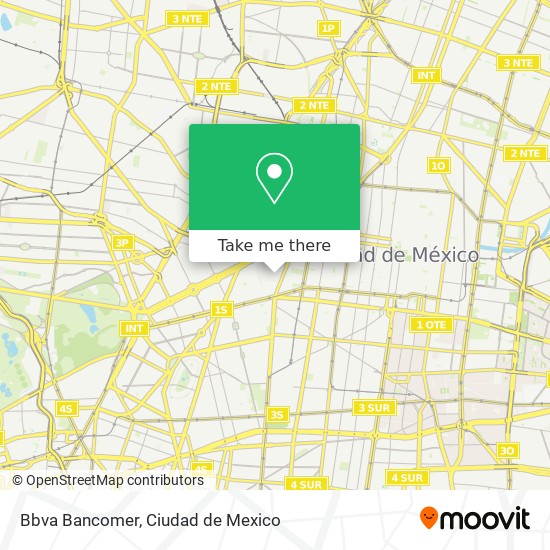 Bbva Bancomer map