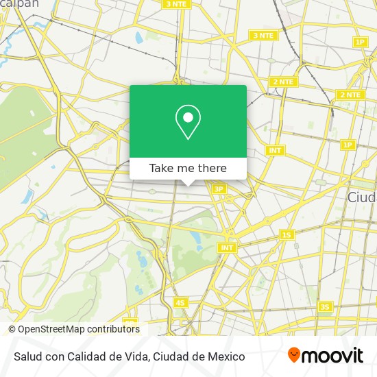 Salud con Calidad de Vida map