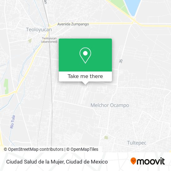 Ciudad Salud de la Mujer map