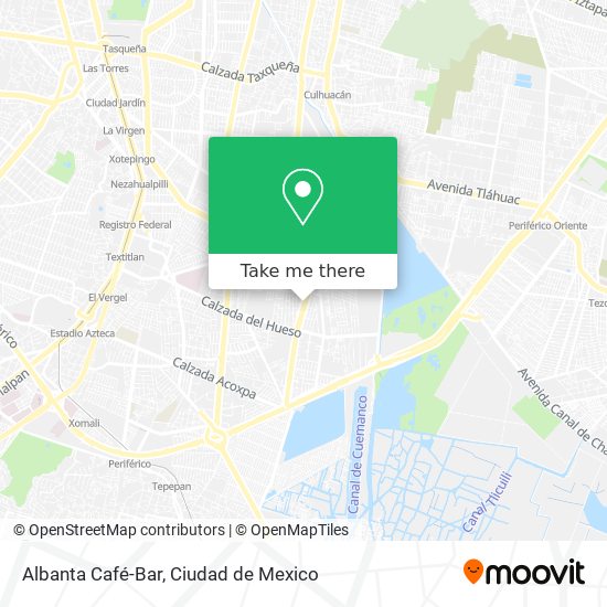 Albanta Café-Bar map