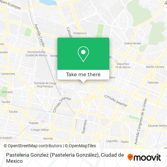 Pasteleria Gonzlez (Pastelería González) map
