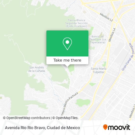 Avenida Río Río Bravo map