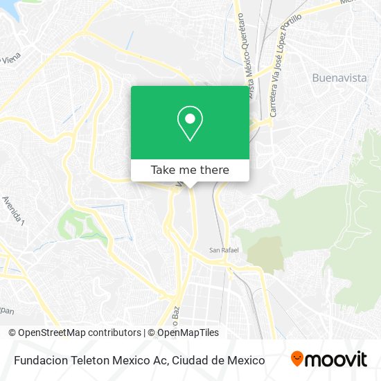 Fundacion Teleton Mexico Ac map