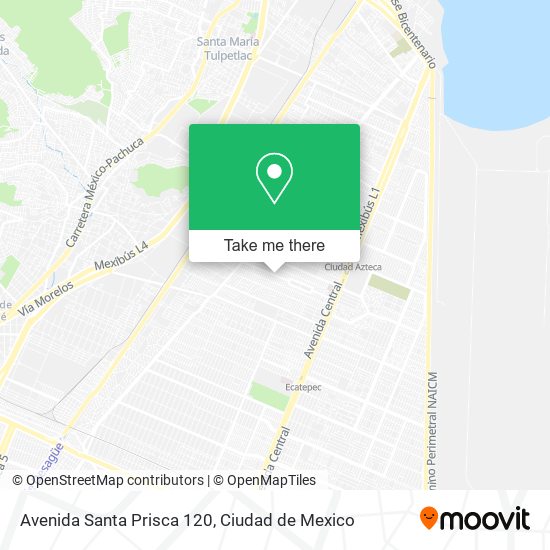 Mapa de Avenida Santa Prisca 120