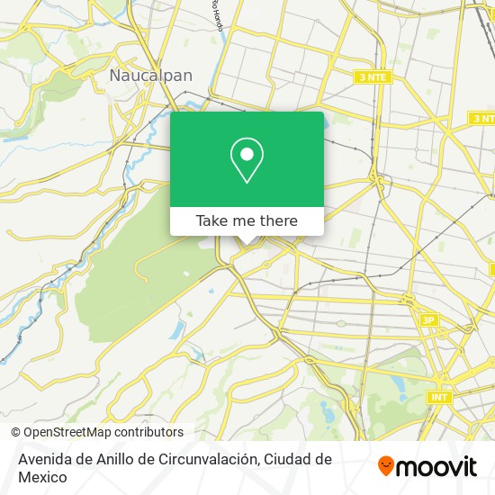 Mapa de Avenida de Anillo de Circunvalación