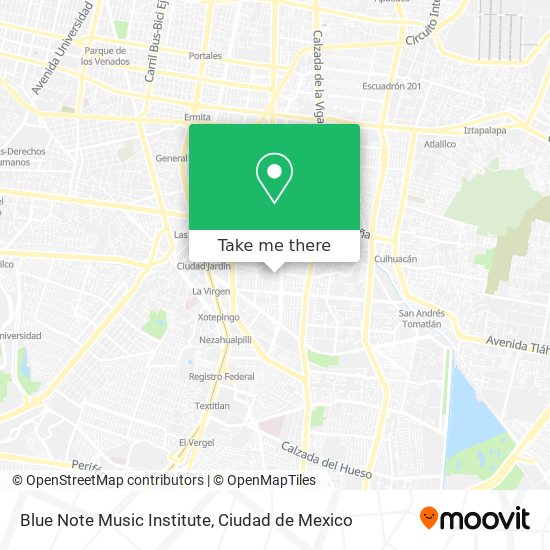 Blue Note Music Institute map