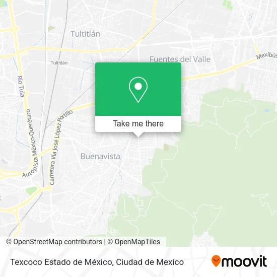 Mapa de Texcoco Estado de México