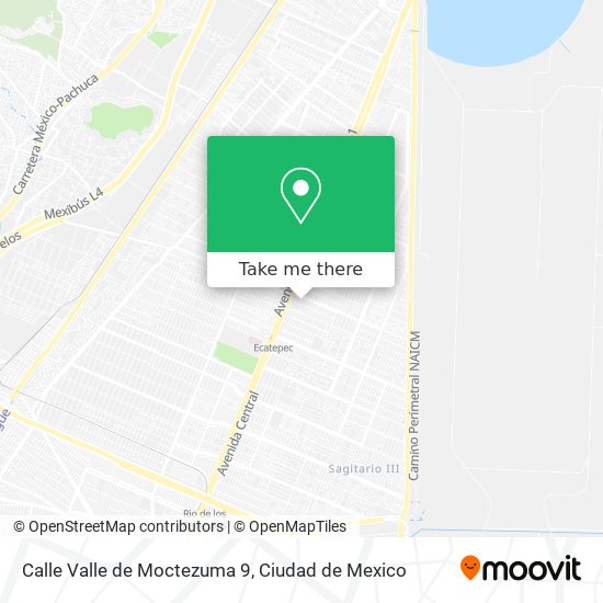 Mapa de Calle Valle de Moctezuma 9