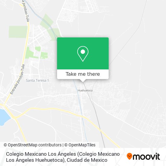 Colegio Mexicano Los Ángeles map