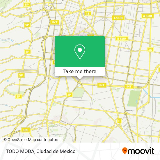 Mapa de TODO MODA