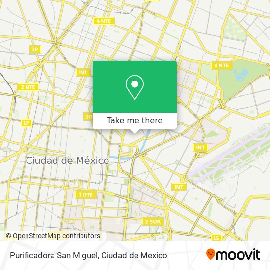 Purificadora San Miguel map