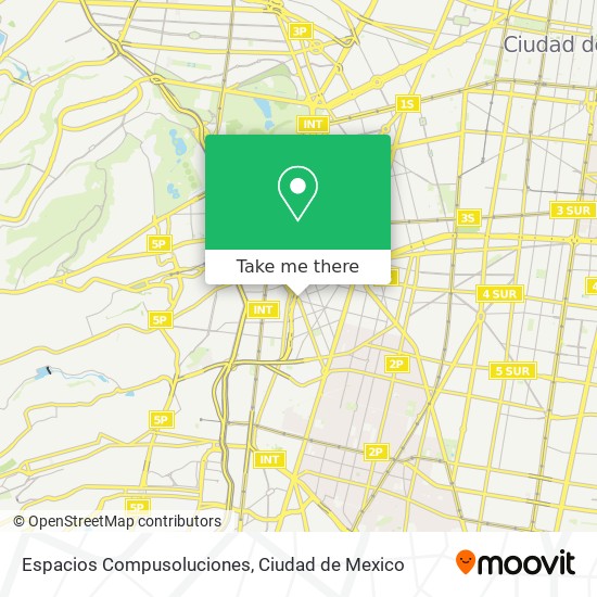 Espacios Compusoluciones map