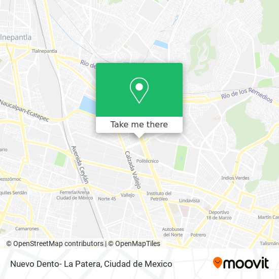 Nuevo Dento- La Patera map