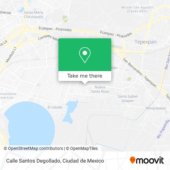 Mapa de Calle Santos Degollado