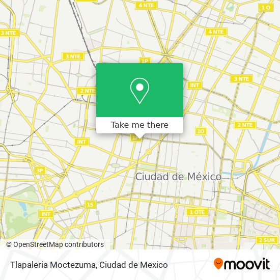 Tlapaleria Moctezuma map