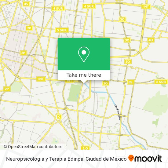 Neuropsicologia y Terapia Edinpa map