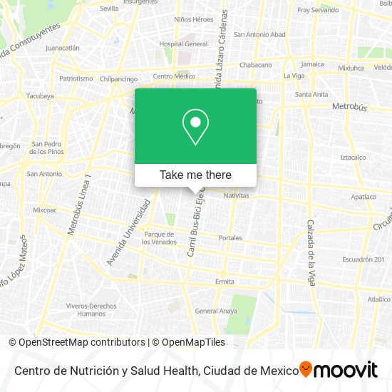Centro de Nutrición y Salud Health map