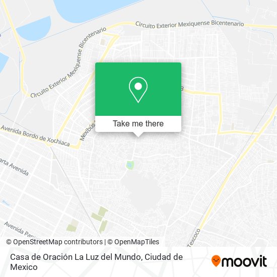 Casa de Oración La Luz del Mundo map