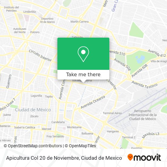 Mapa de Apicultura Col 20 de Noviembre