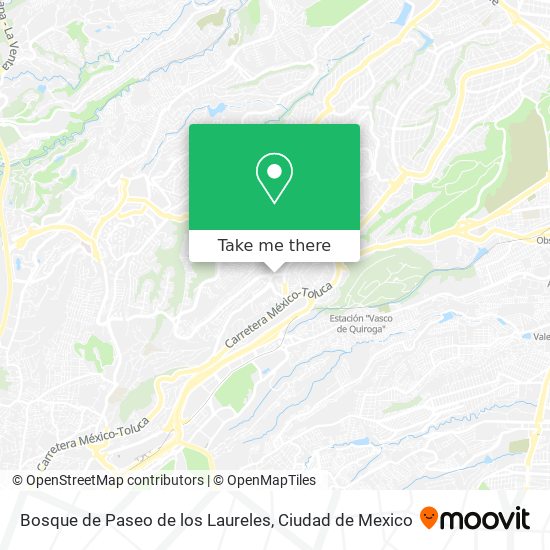 Mapa de Bosque de Paseo de los Laureles