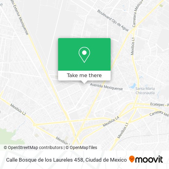 Calle Bosque de los Laureles 458 map
