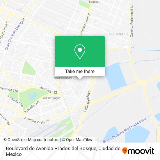 Mapa de Boulevard de Avenida Prados del Bosque