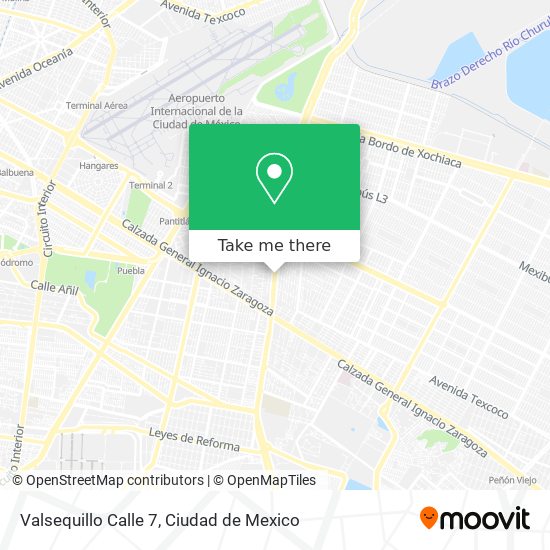 Mapa de Valsequillo Calle 7