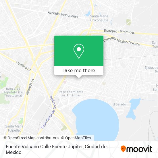 Mapa de Fuente Vulcano Calle Fuente Júpiter