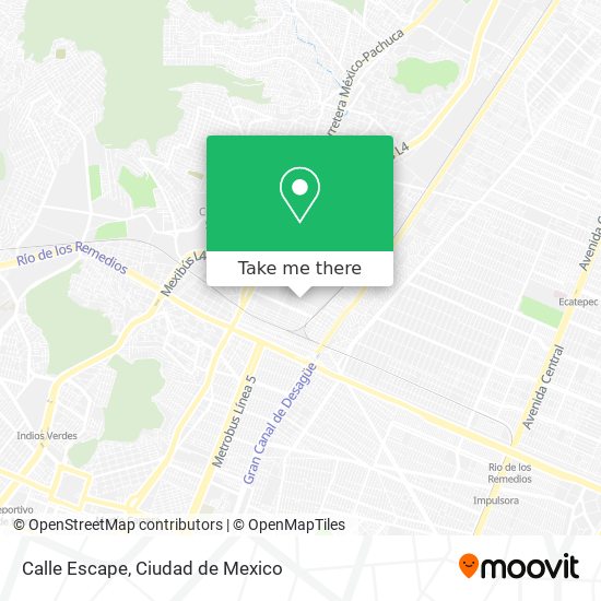 Mapa de Calle Escape