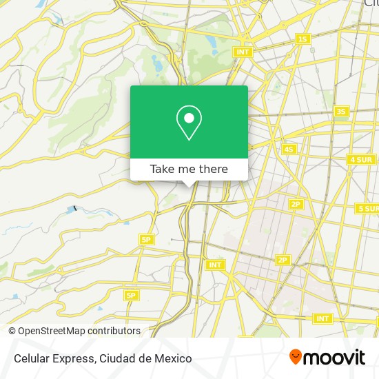 Mapa de Celular Express