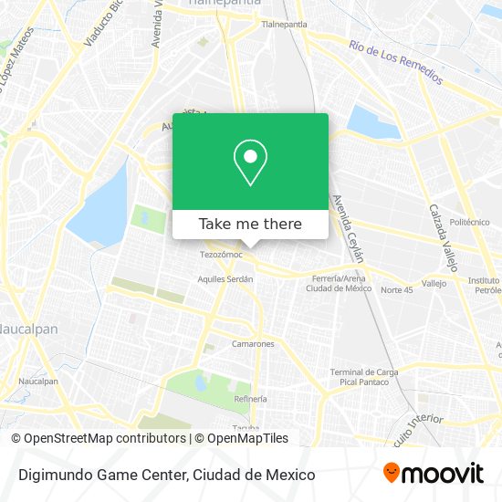 Digimundo Game Center map