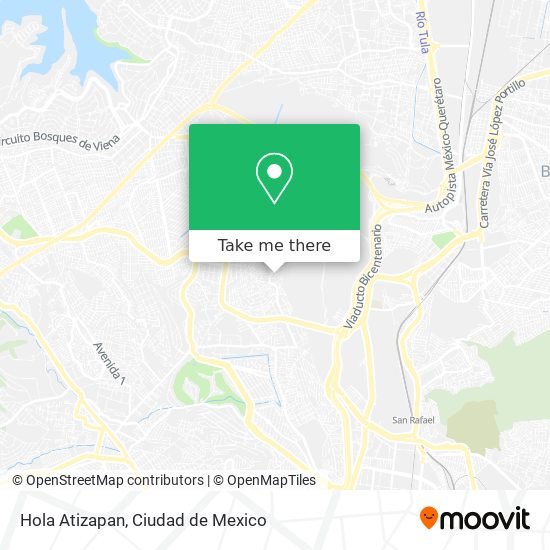 How to get to Hola Atizapan in Nicolás Romero by Bus?